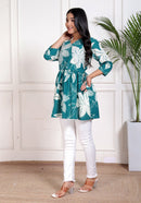 Khatli work Short Top - Chikankari official