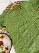 Kota 3pc Fully Muqaish Worked Set - Chikankari official