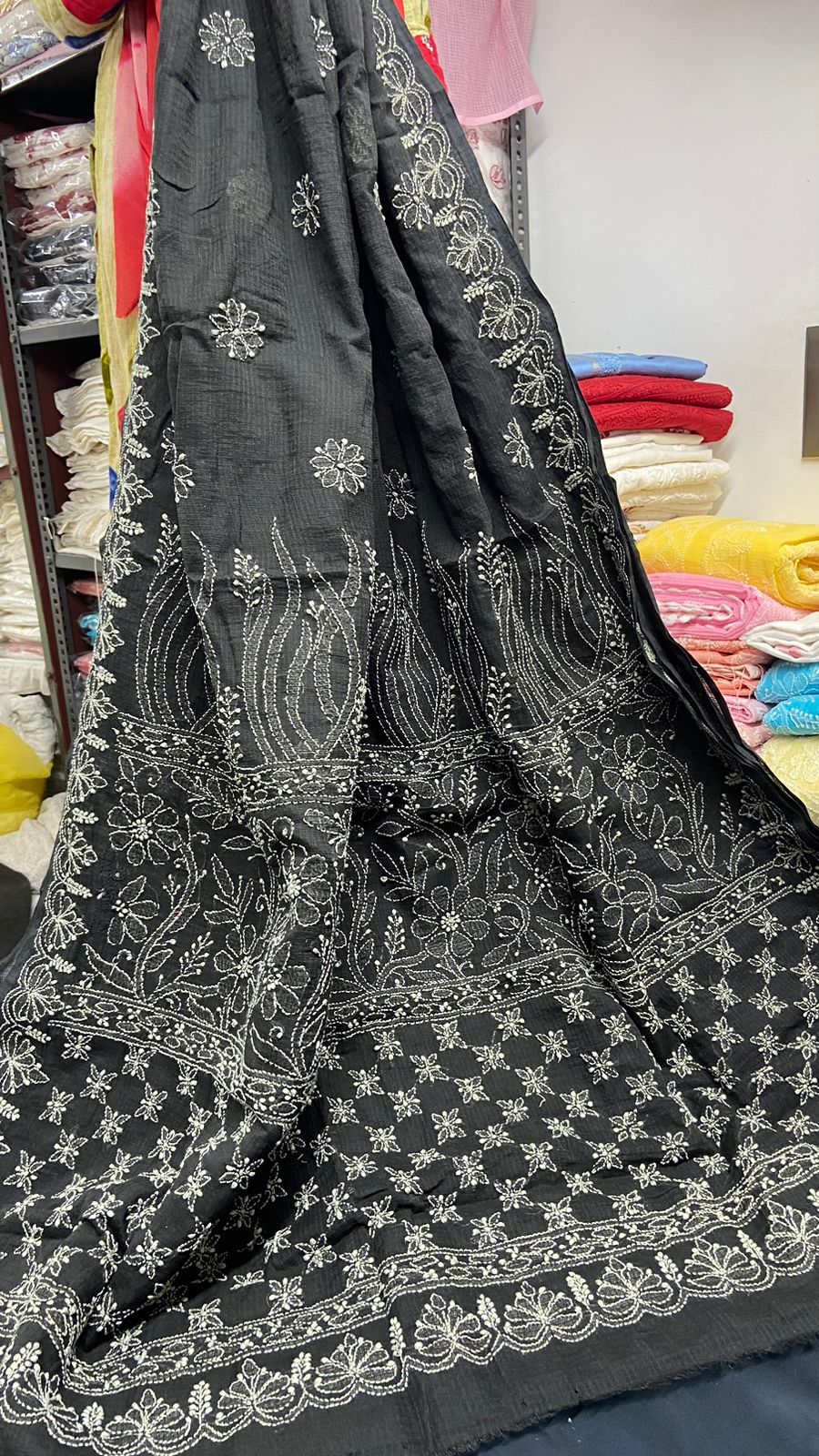 KOTA FABRIC SAREE - Chikankari official