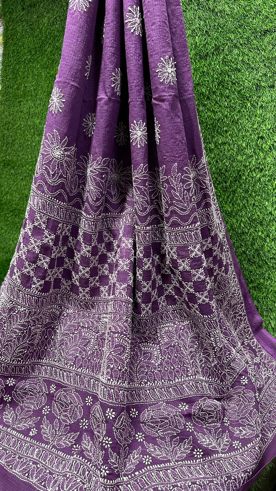 KOTA FABRIC SAREE - Chikankari official