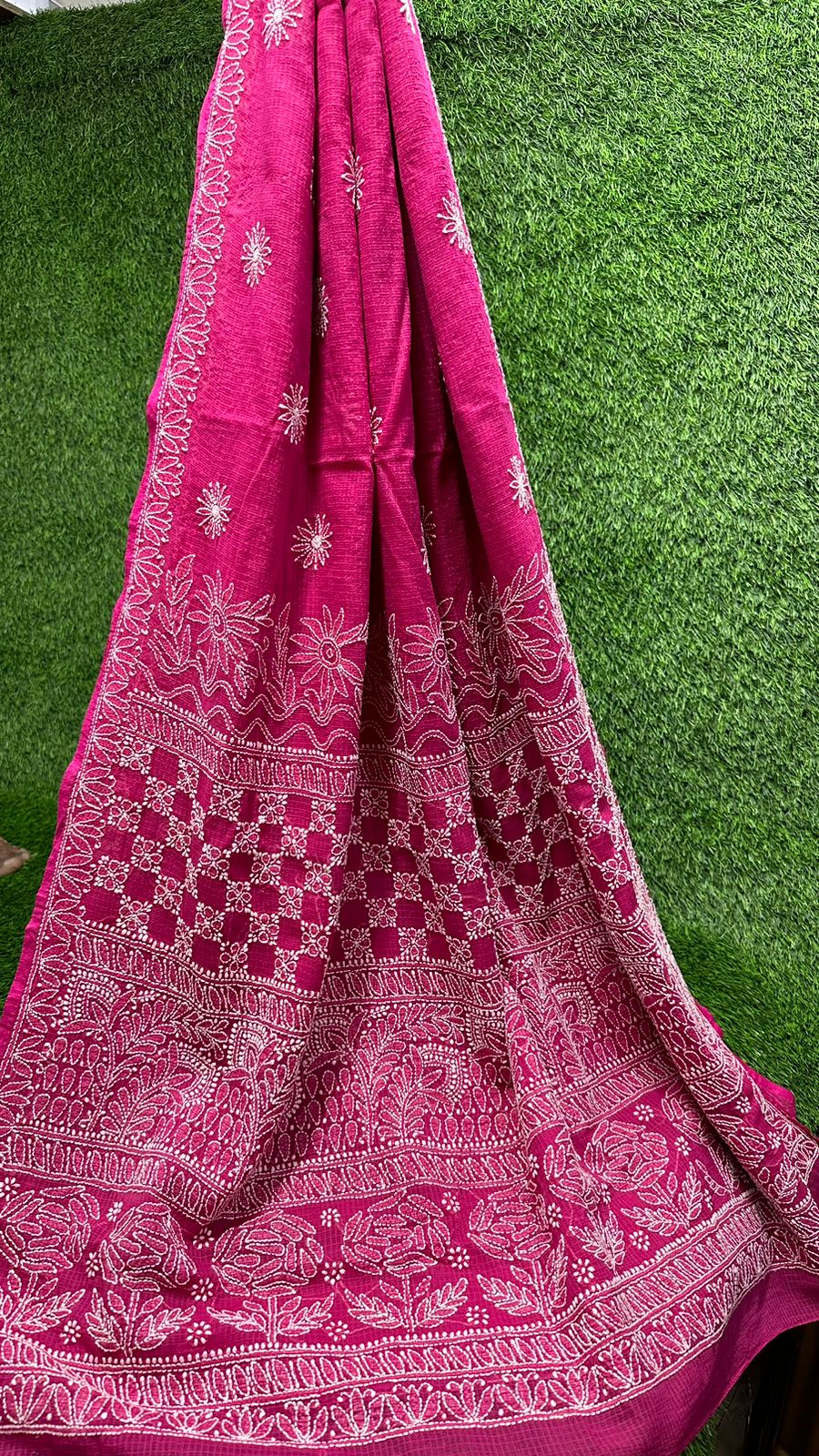 KOTA FABRIC SAREE - Chikankari official