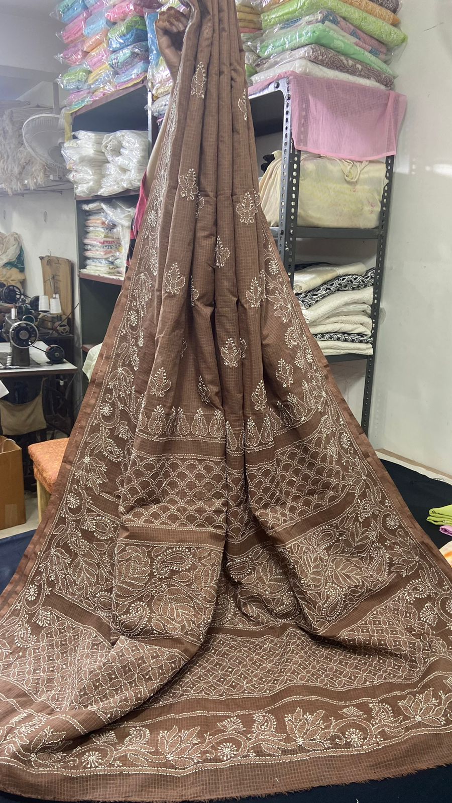 KOTA FABRIC SAREE - Chikankari official