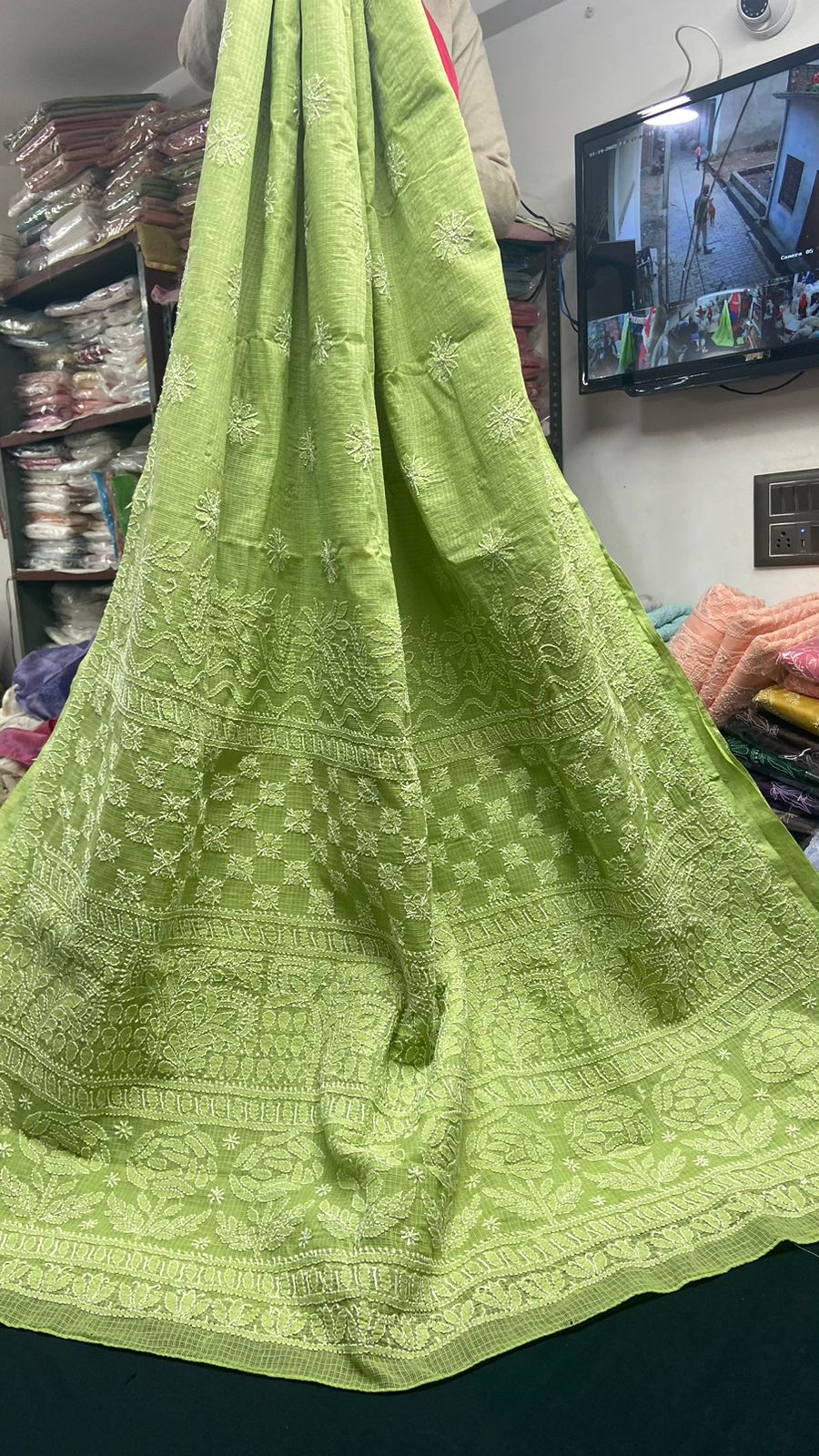 KOTA FABRIC SAREE - Chikankari official