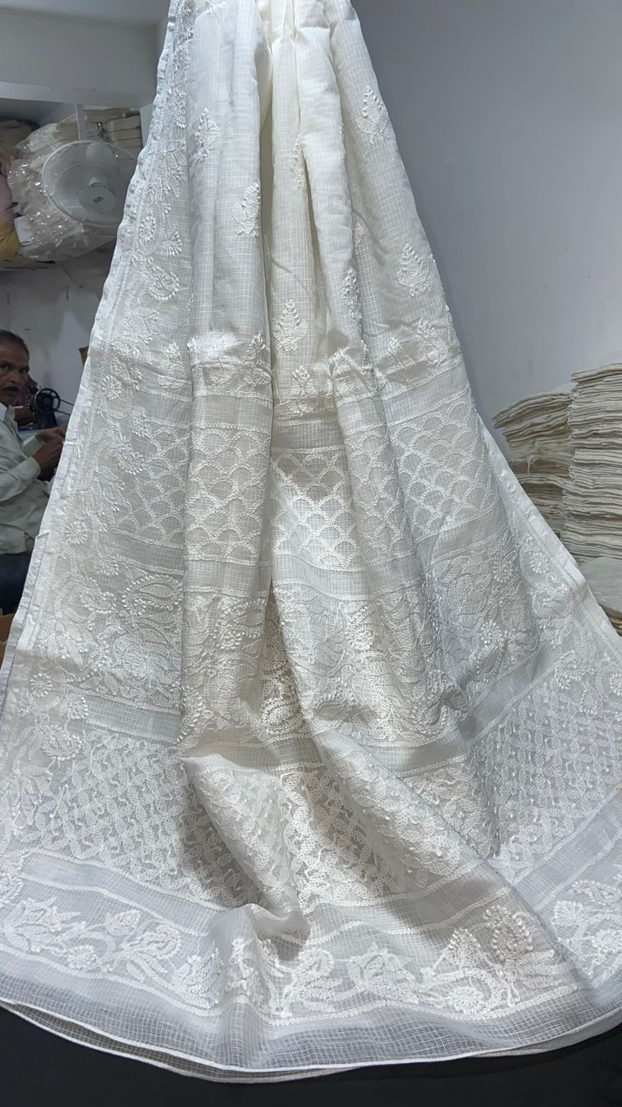 KOTA FABRIC SAREE - Chikankari official
