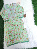 Kurashiya Daman Handcrafted Kurtis - Chikankari official