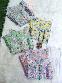 Kurashiya Daman Handcrafted Kurtis - Chikankari official