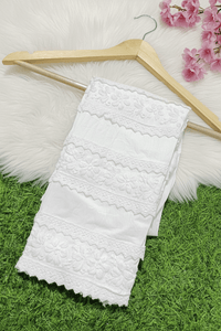 Lace bottom Trending Pant - Chikankari official