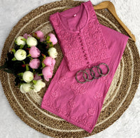Lace Design Ghaspatti 3d worked chikankari - Chikankari official