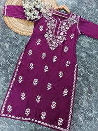 Latest Rayon Kurtis ( Fresh ) - Chikankari official