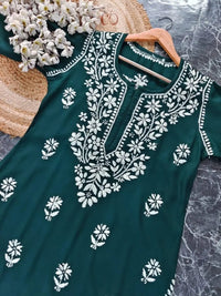 Latest Rayon Kurtis ( Fresh ) - Chikankari official