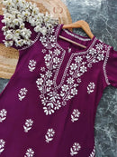 Latest Rayon Kurtis ( Fresh ) - Chikankari official