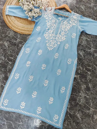 Latest Rayon Kurtis ( Fresh ) - Chikankari official