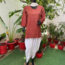 Latest Rayon Ombre Short Top - Chikankari official