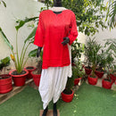 Latest Rayon Ombre Short Top - Chikankari official