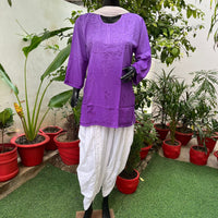 Latest Rayon Ombre Short Top - Chikankari official