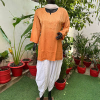 Latest Rayon Ombre Short Top - Chikankari official