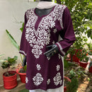 Latest Rayon Short Top - Chikankari official