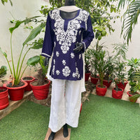 Latest Rayon Short Top - Chikankari official