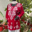 Latest Rayon Short Top - Chikankari official