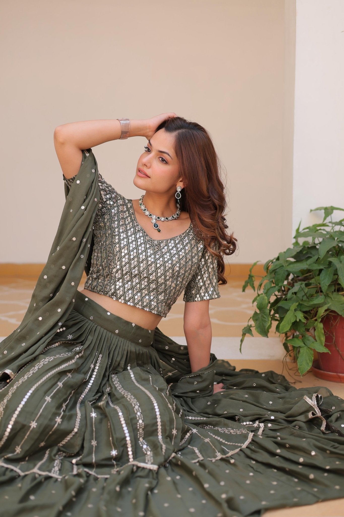Lehenga Choli For Weddings - Chikankari official