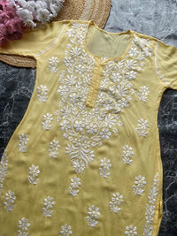 Light Shades Modal cotton kurtis - Chikankari official