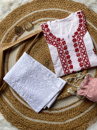 Light weight Butter soft Chikankari kurti - Chikankari official