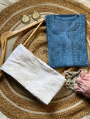 Light weight butter soft Ombre dyed kurta - Chikankari official