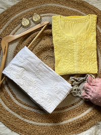 Light weight butter soft Ombre dyed kurta - Chikankari official