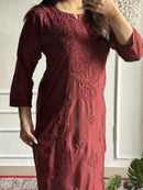 Light weight Chanderi Silk Buttersoft Set - Chikankari official