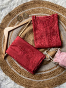 Light weight Chanderi Silk Buttersoft Set - Chikankari official