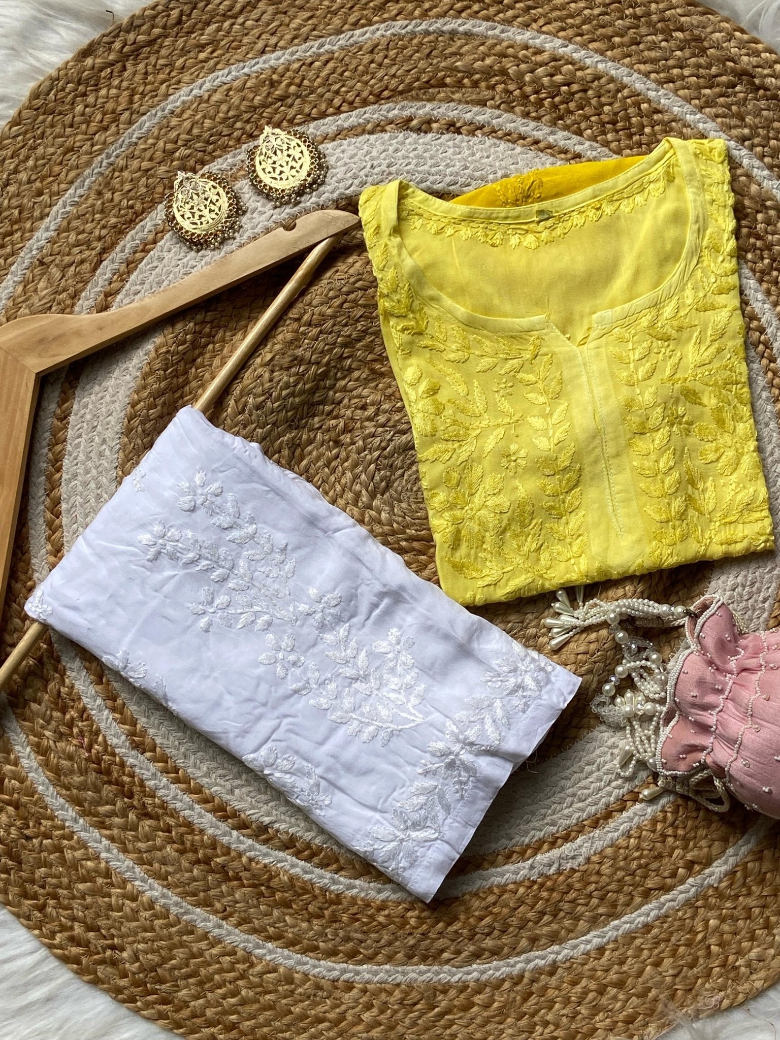 Light weight Ombre Dyed Rayon Short Tops - Chikankari official