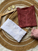 Light weight Ombre Dyed Rayon Short Tops - Chikankari official