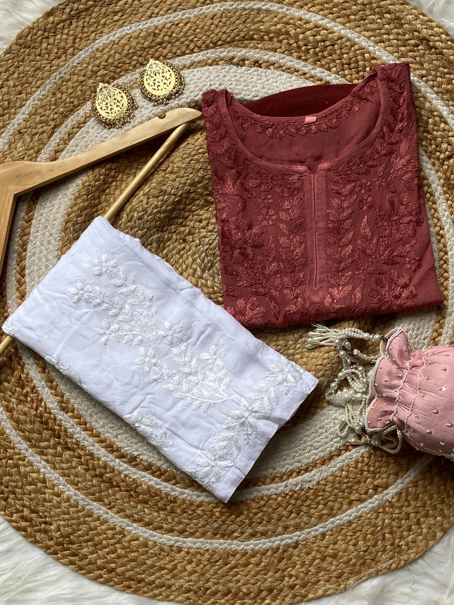 Light weight Ombre Dyed Rayon Short Tops - Chikankari official