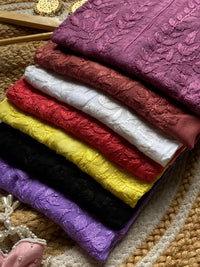Light weight Ombre Dyed Rayon Short Tops - Chikankari official