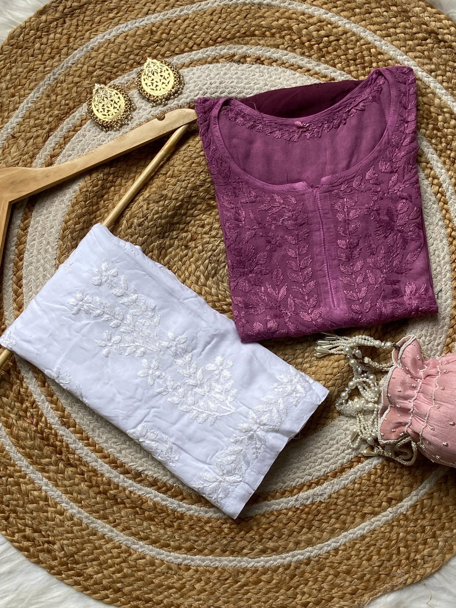 Light weight Ombre Dyed Rayon Short Tops - Chikankari official