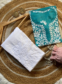 Light weight Rayon Summer short top - Chikankari official
