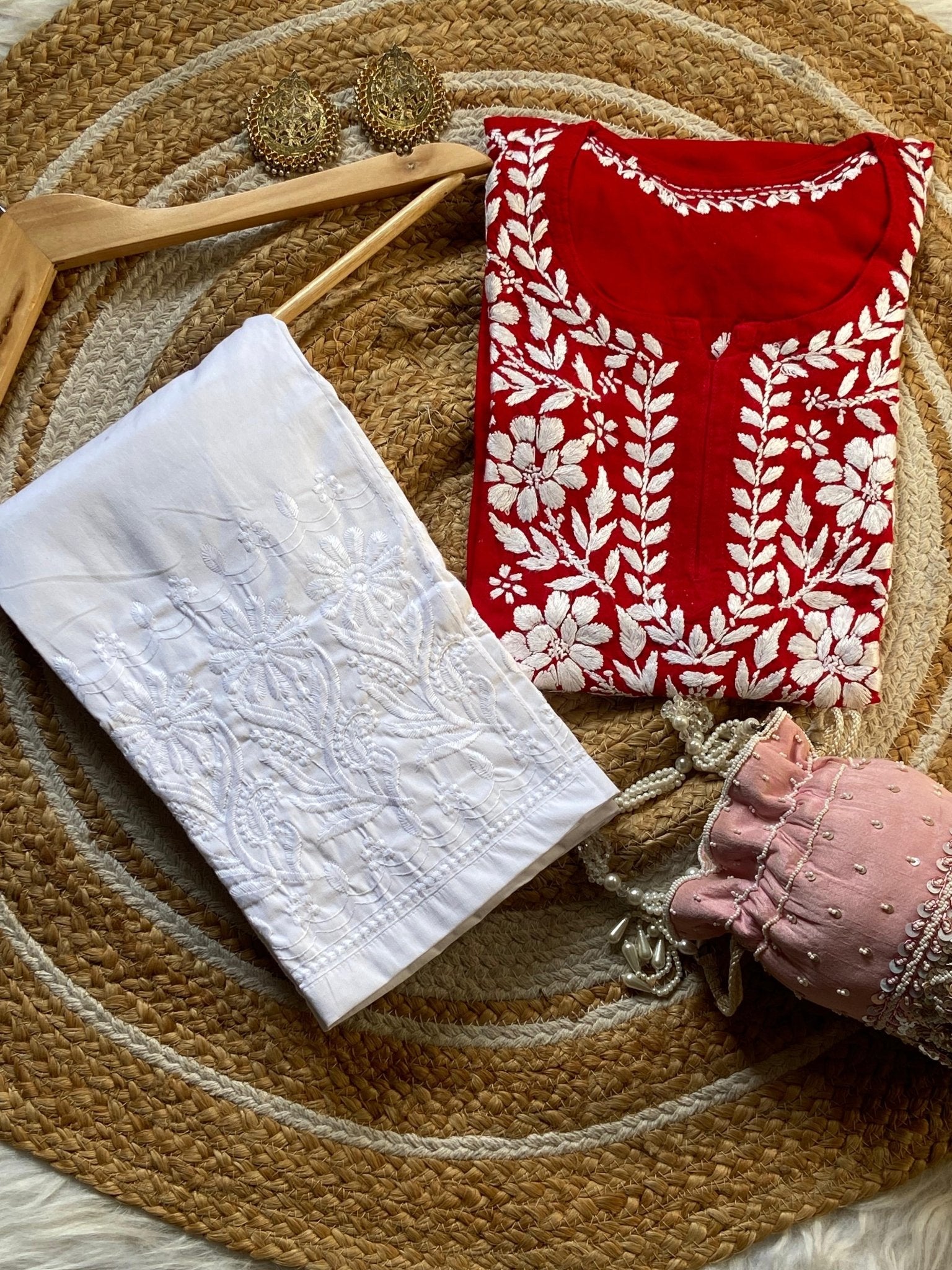 Light weight Rayon Summer short top - Chikankari official
