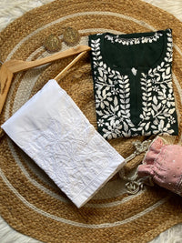Light weight Rayon Summer short top - Chikankari official