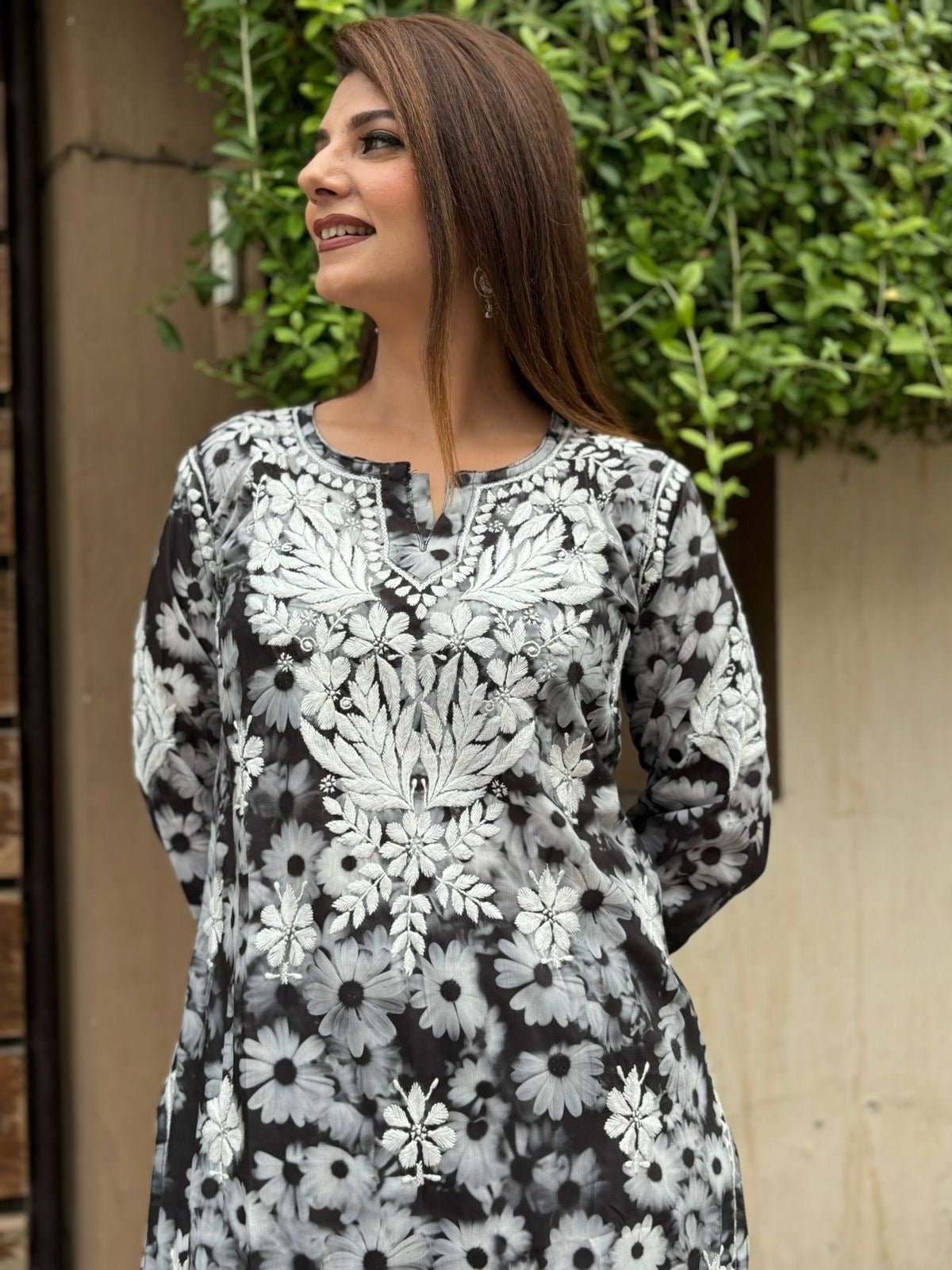 Limited Rayon co ord set - Chikankari official