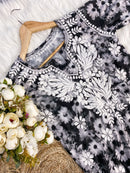 Limited Rayon co ord set - Chikankari official