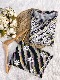 Limited Rayon co ord set - Chikankari official