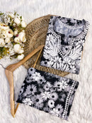 Limited Rayon co ord set - Chikankari official