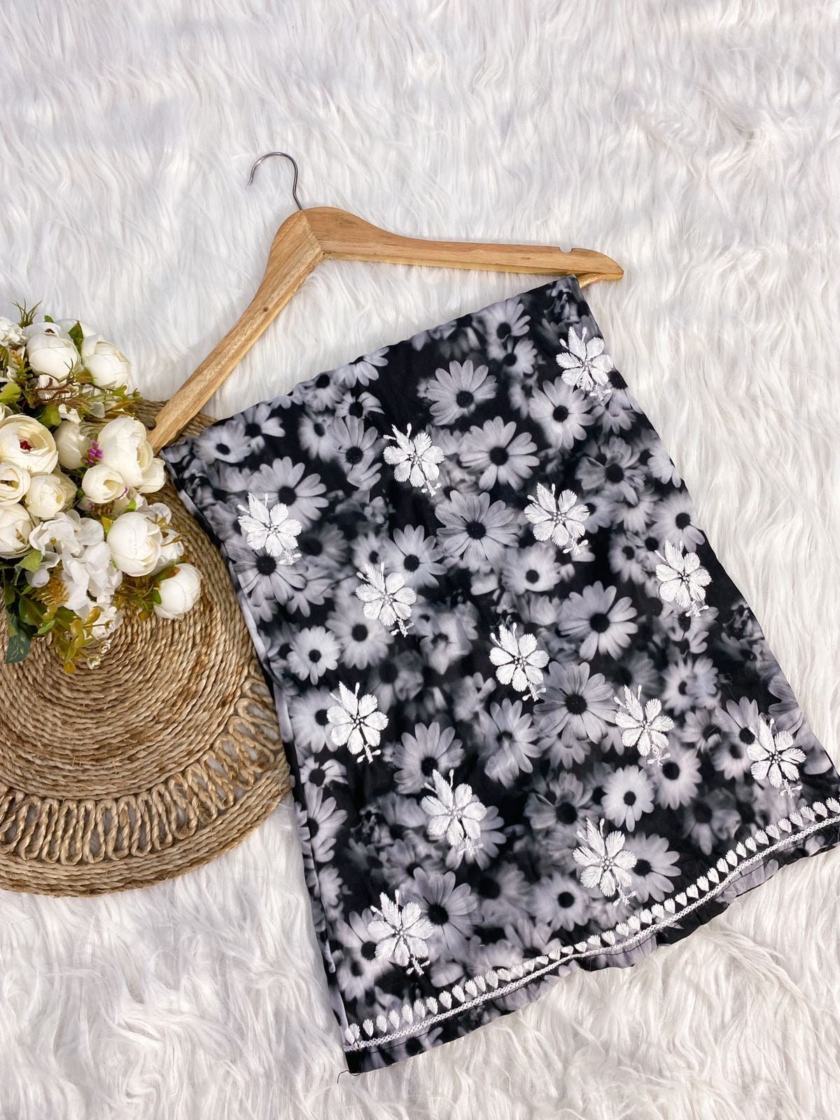 Limited Rayon co ord set - Chikankari official