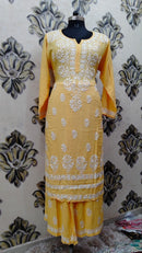 Long Chikankari Kurtis combo - Plus size - chikankariofficial