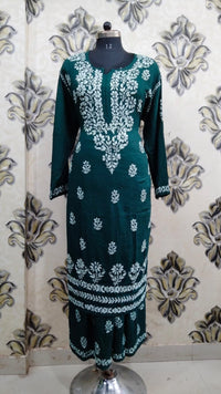 Long Chikankari Kurtis combo - Plus size - Chikankari official