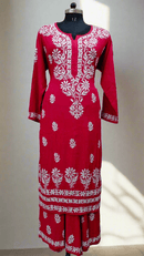Long Chikankari Kurtis combo - Plus size - Chikankari official