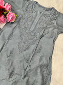 Lucknowi Chikankari Handwork Chanderi - Chikankari official