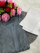 Lucknowi Chikankari Handwork Chanderi - Chikankari official