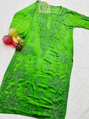 Lucknowi Chikankari Handworked Kurta - Chikankari official
