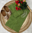 Lucknowi Ghass Patti Plazzo combo - Chikankari official